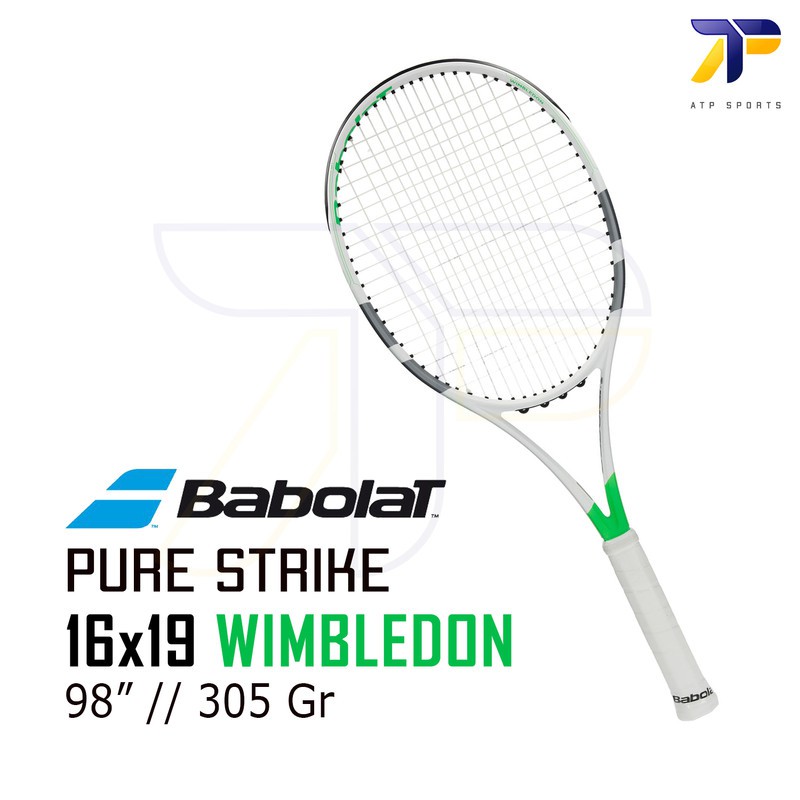 Raket Tenis Tennis Babolat Pure Strike 16x19 16 19 Wimbledon 305 Gram