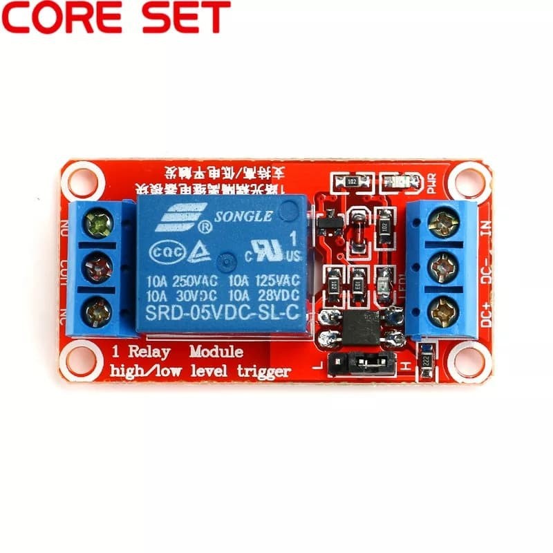 Jual Relay module Arduino 1ch Dual Input bisa High dan Low Active ...