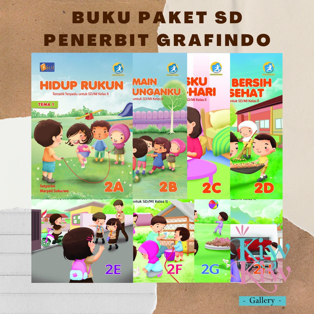 Jual TEMATIK TERPADU KELAS 2 SD K13 - ORIGINAL FACIL | Shopee Indonesia