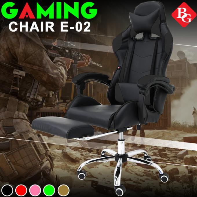 Jual Bg Sport Kursi Gaming Model E Black Lounge Shopee Indonesia