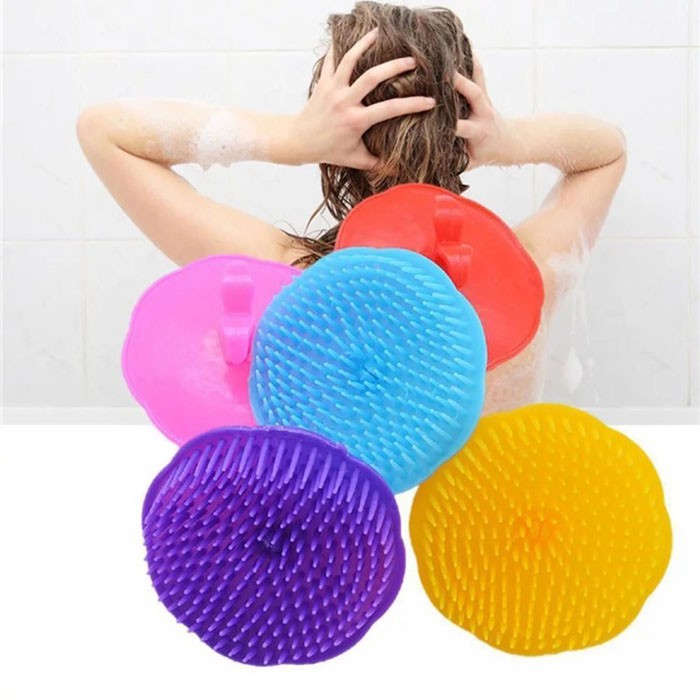 Jual Sikat Cuci Rambut Sisir Keramas Scalp Massage Brush | Shopee Indonesia