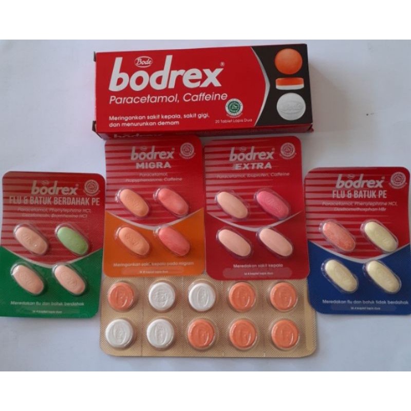 Jual bodrex tablet all varian | Shopee Indonesia