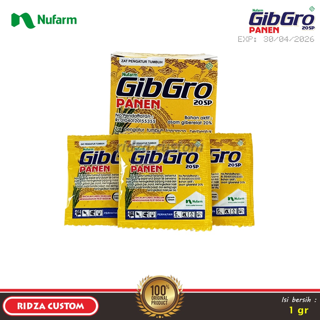 Jual Gibgro 20 SP 1 Gram ZPT Asam Giberelat | Shopee Indonesia