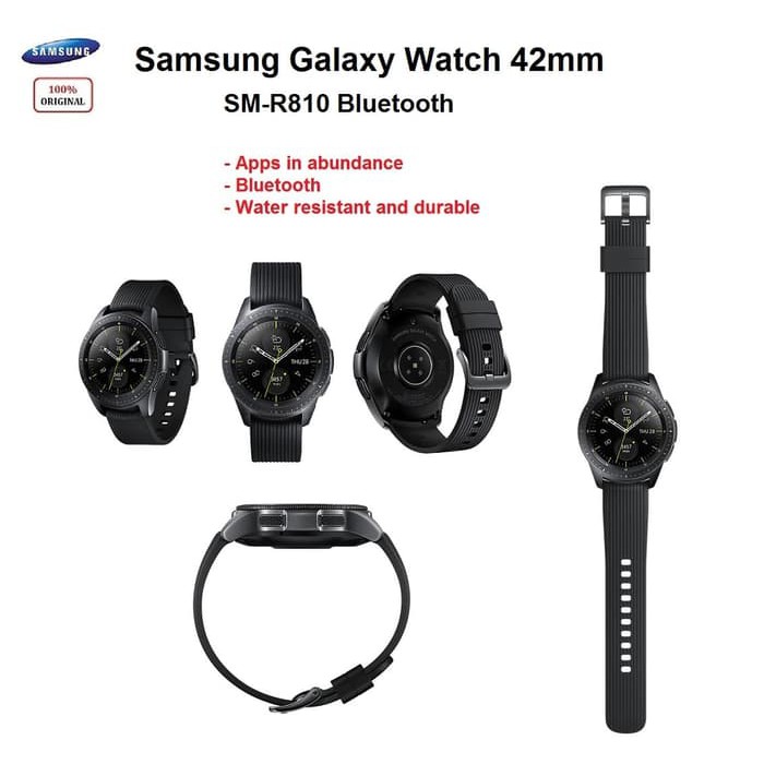 Jual Smartwatch Samsung Galaxy Watch 42mm SMR810 Bluetooth Shopee
