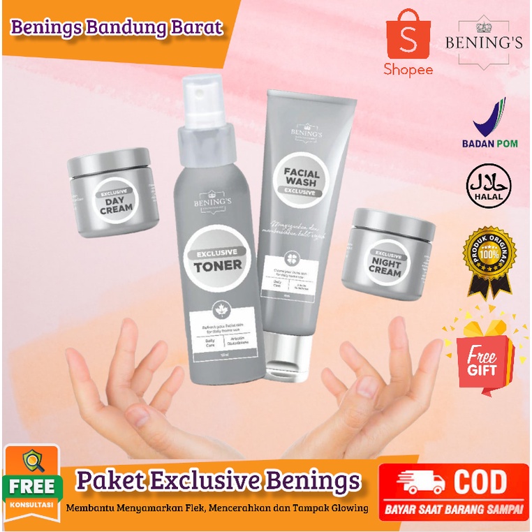 Jual Exclusive Benings Skincare Indonesia By Dr.Oky Pratama / Paket ...