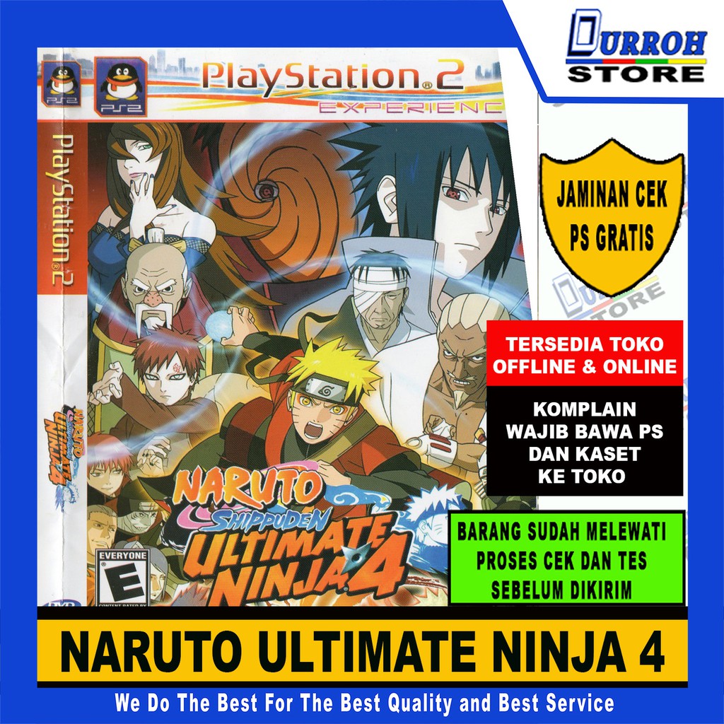 Jual KASET GAME PS 2 NARUTO ULTIMATE NINJA 4 | Shopee Indonesia