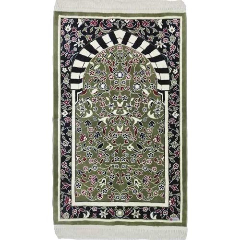 Jual Sajadah Rawdah Ori Madinah Mada carpet hijau dan merah Shopee