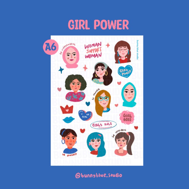 Jual Girl Power Sticker Set | Shopee Indonesia