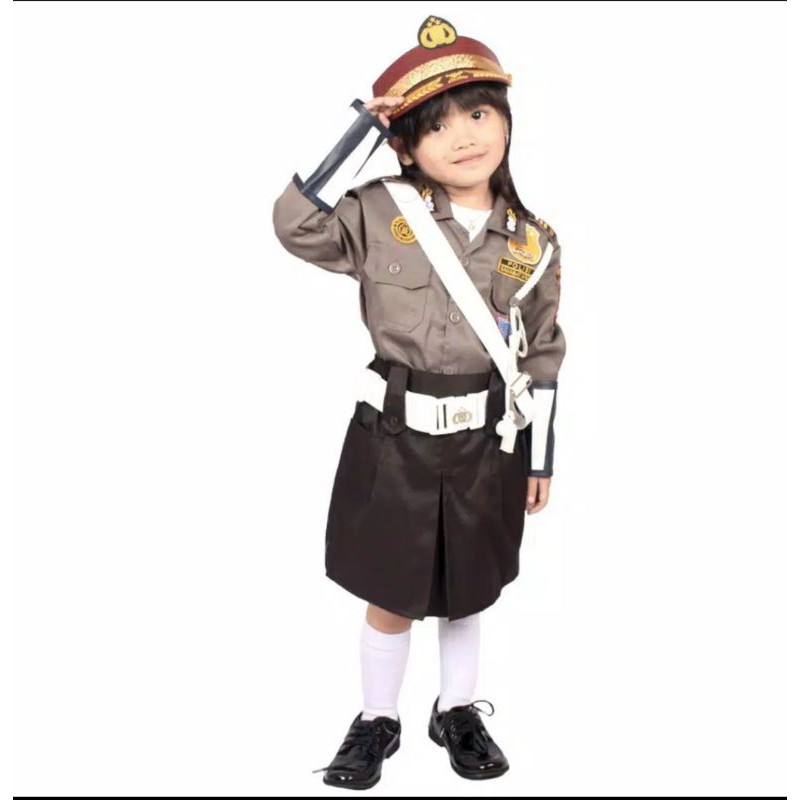 Jual BAJU POLWAN ROK/SERAGAM POLWAN ANAK ROK | Shopee Indonesia
