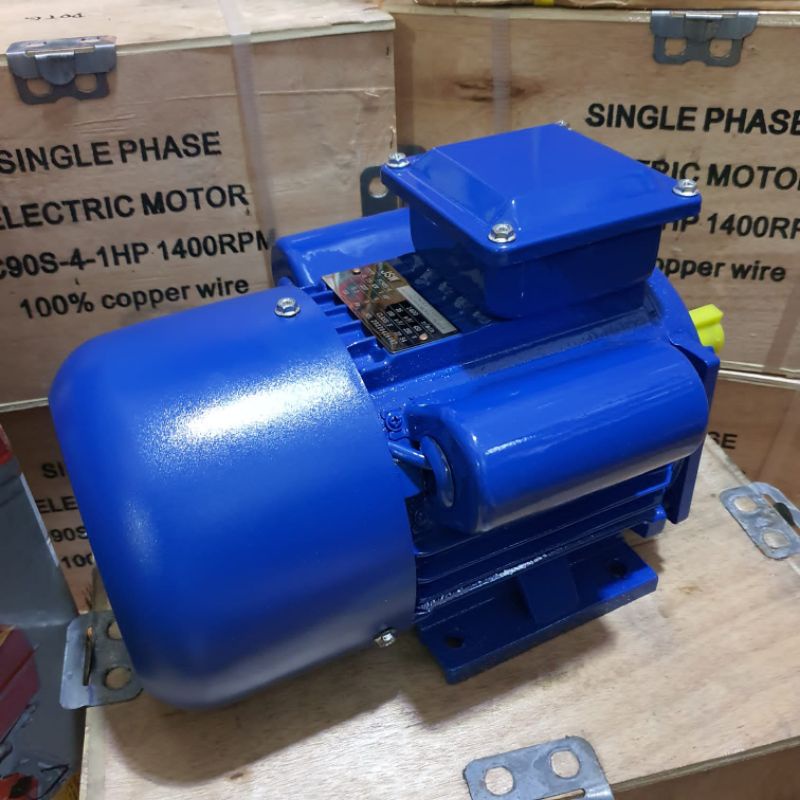 Jual dinamo 1hp electro motor 1hp 1400 rpm single phase jsw | Shopee ...