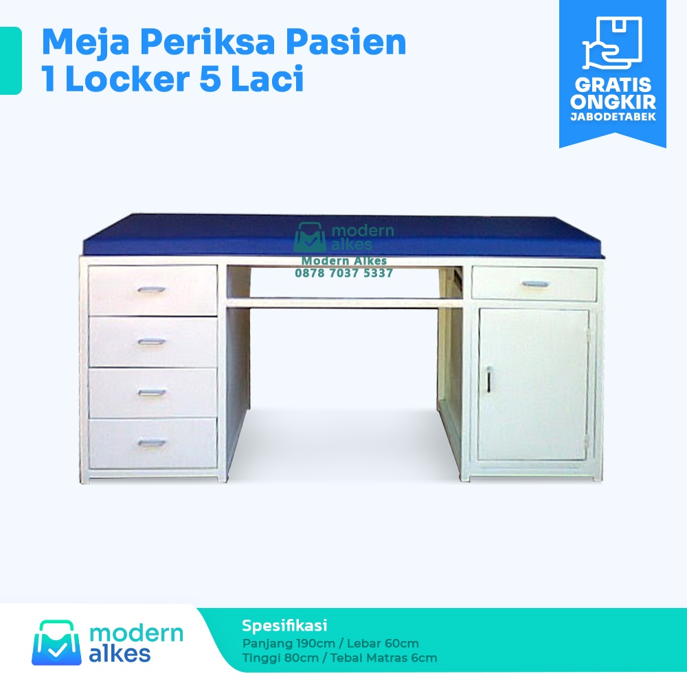 Jual Meja Periksa 1 Locker 5 Laci | Shopee Indonesia