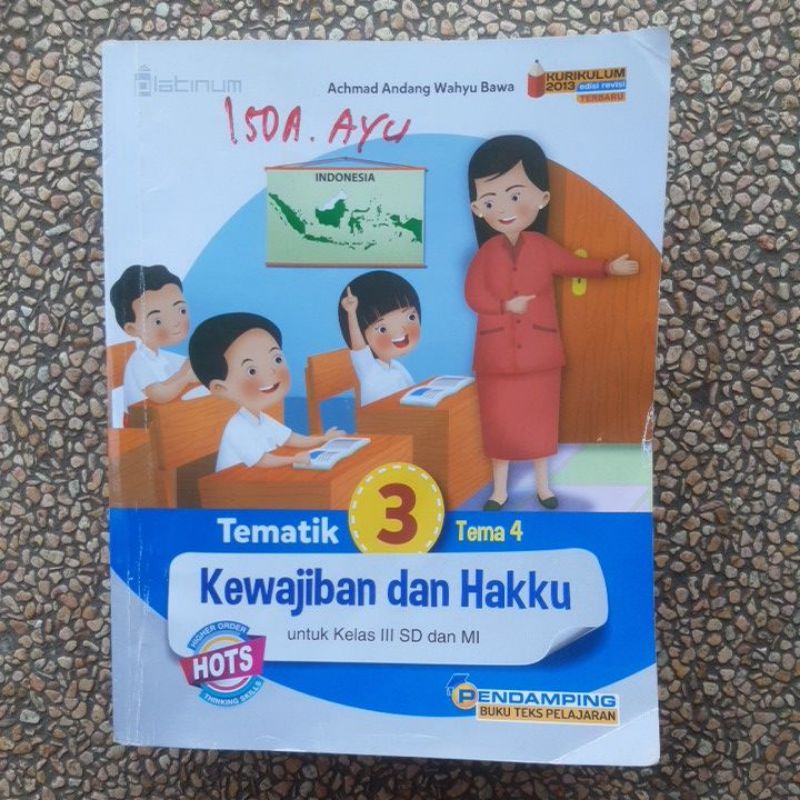 Jual Buku Tematik Sd Kelas 3 Tema 1.2.3.4.5.6.7.8 Revisi Kurikulum 13 ...