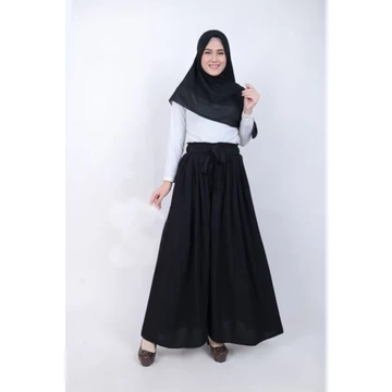 Kulot Panjang Wanita Bahan Wolfis Celana Kulot Rempel Woolpeach Celana Kerja Celana Kuliah