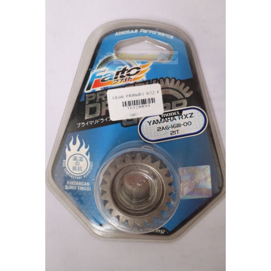 Jual GEAR PRIMARY DRIVE GEAR RXZ FAITO | Shopee Indonesia
