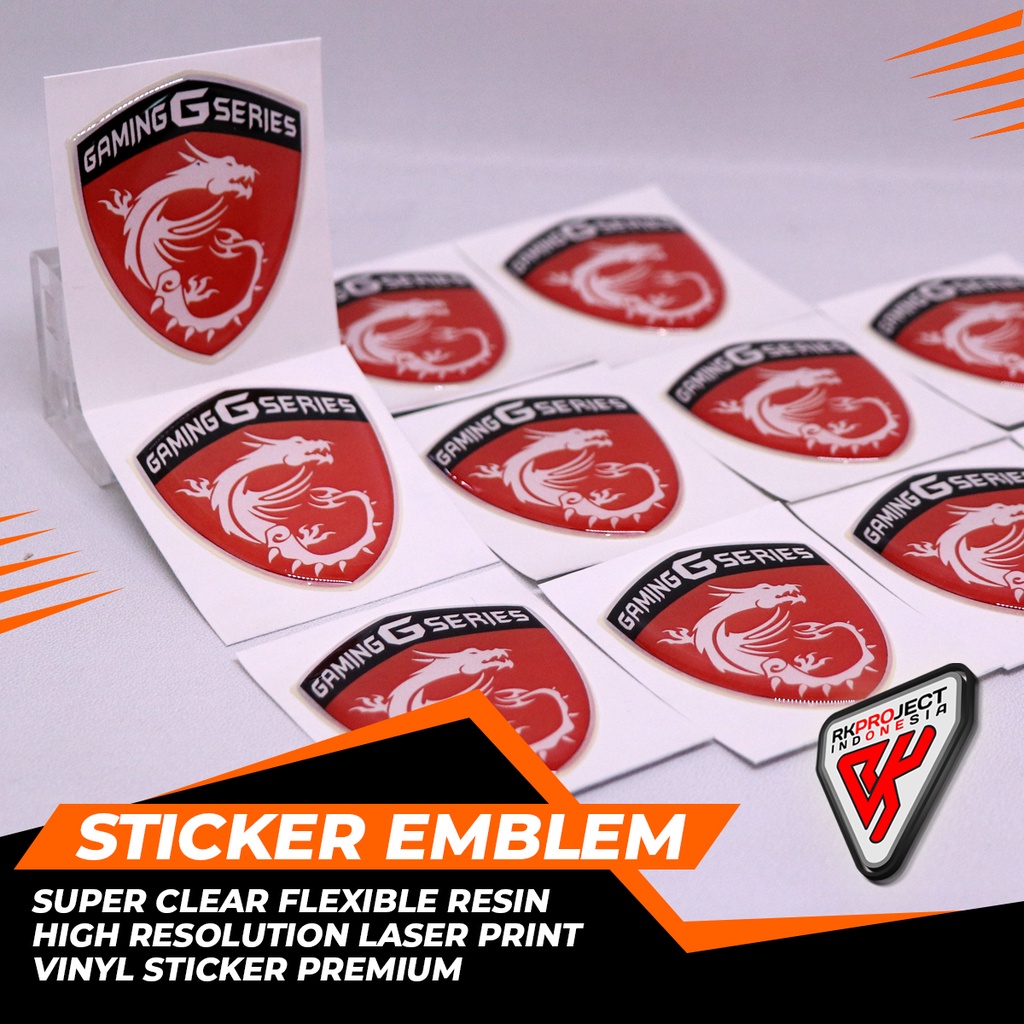Jual STIKER TIMBUL EMBLEM STICKER RESIN LENTUR MSI GAMING V2 | Shopee ...