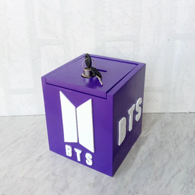 Jual BTS Ungu Celengan Target | Shopee Indonesia