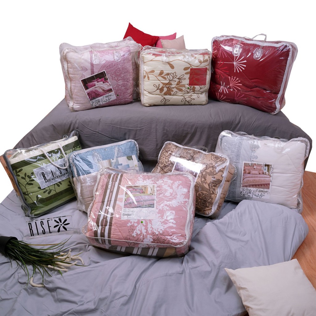 Jual Rise Promo Bed Cover Sateen Cotton (Katun) Random | Shopee Indonesia