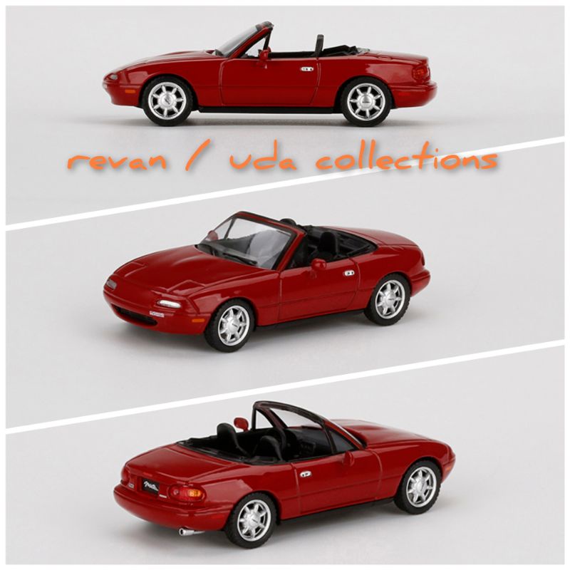Jual MiniGT Mini GT 288 MiniGT 1:64 Mazda Miata MX-5 (NA) Classic Red ...