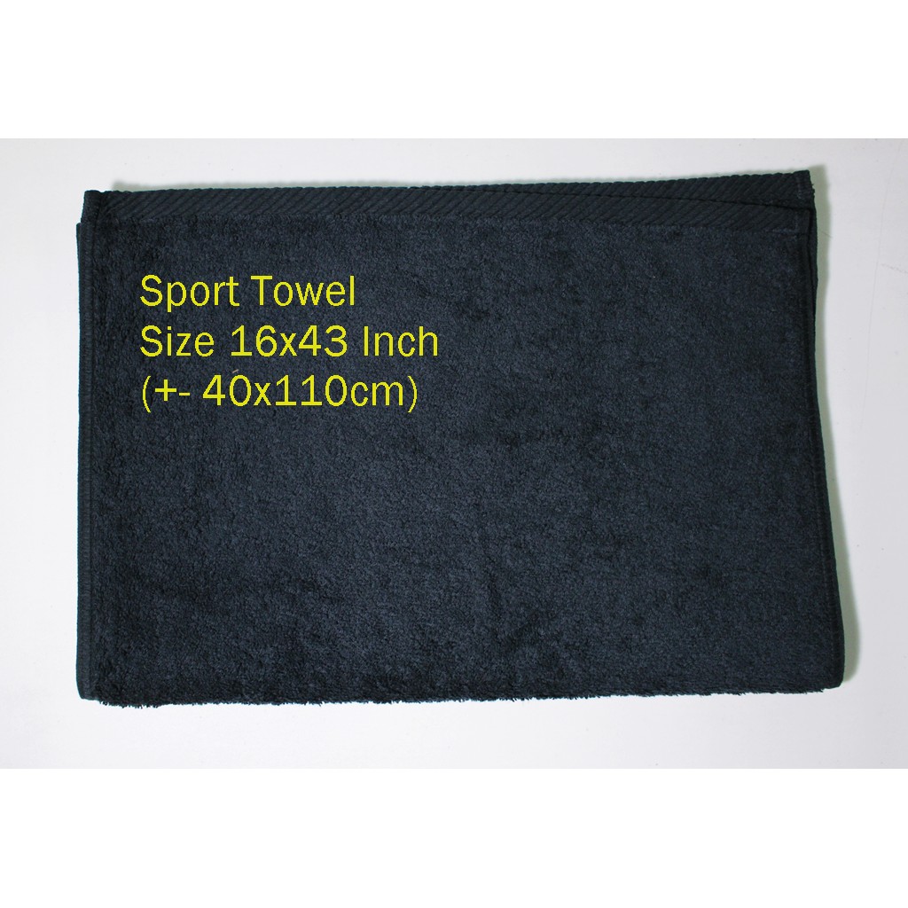 Jual Handuk Sport NoLabel size 16x43inch (40 x 110 CM) | Shopee Indonesia