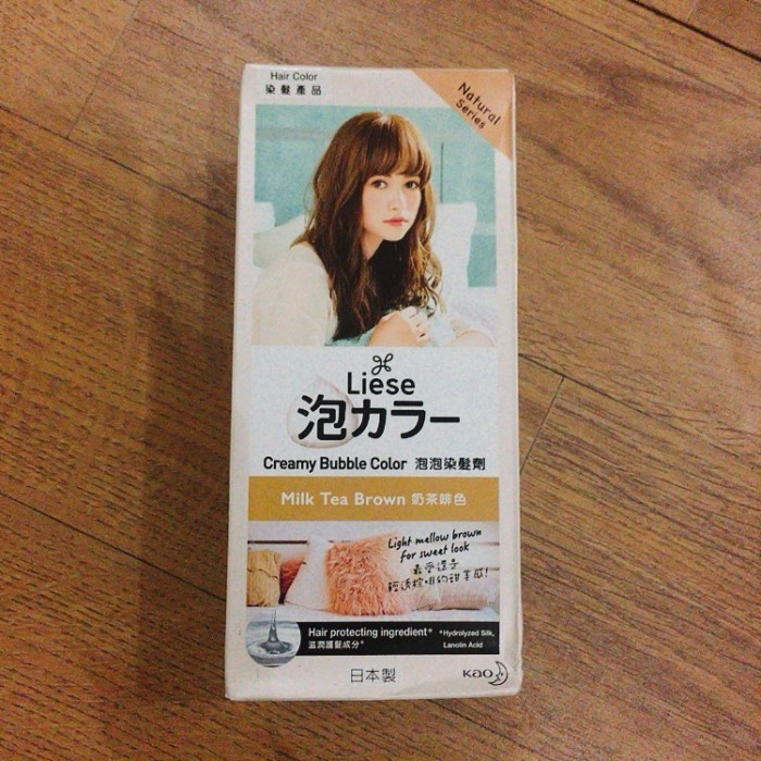 Jual Liese creamy bubble hair color milk tea brown Shopee Indonesia