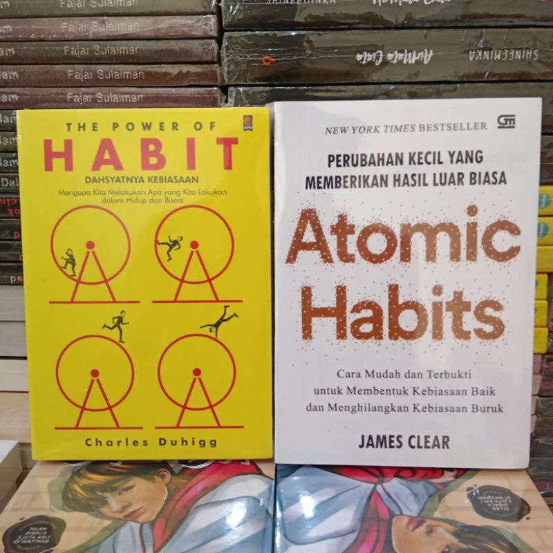 Jual BUKU PAKET 2 BUKU ATOMIC HABITS + THE POWER OF HABIT | Shopee ...