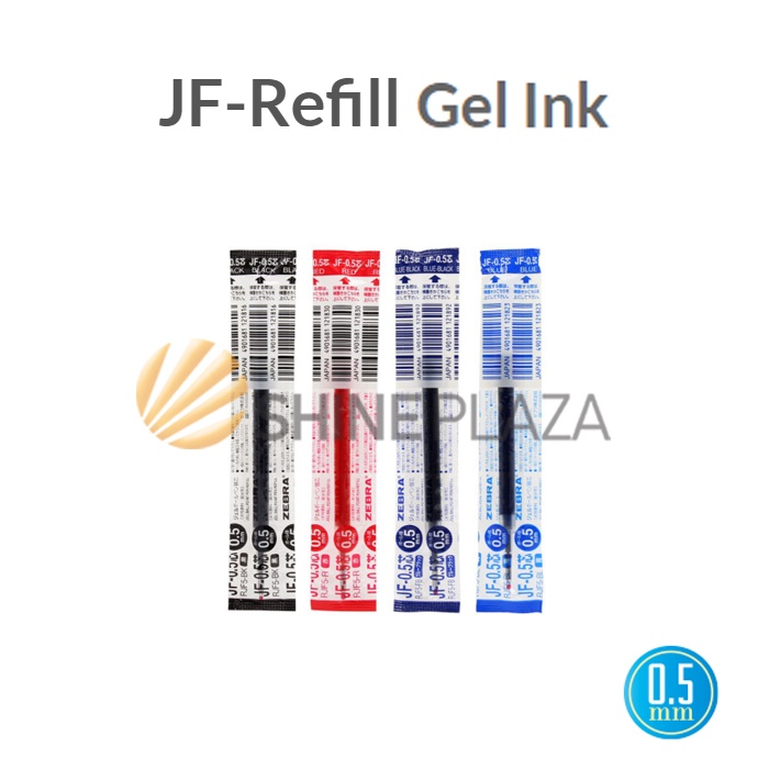 Jual Refill Isi Pulpen Bolpen Pena Gel Zebra Sarasa 0.5mm 100% Original ...