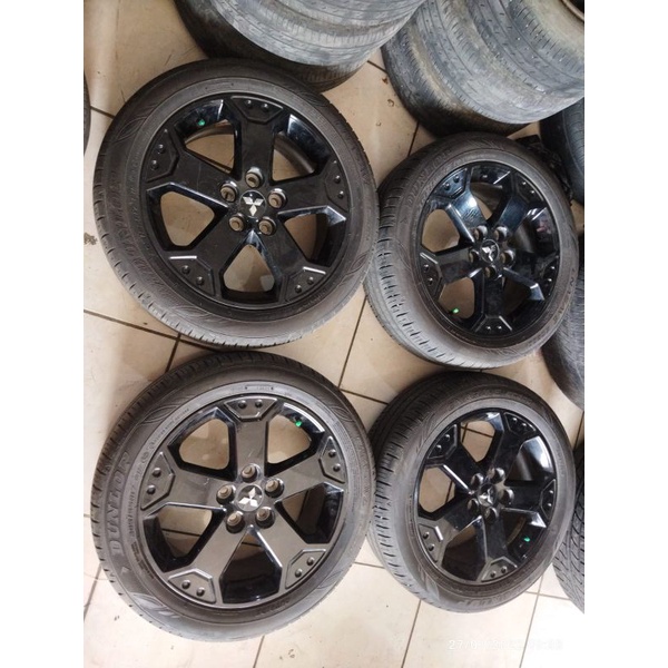 Jual Original Xpander Cross ring 17 lebar 7 pcd 5x114 Ban Dunlop 205 55 ...