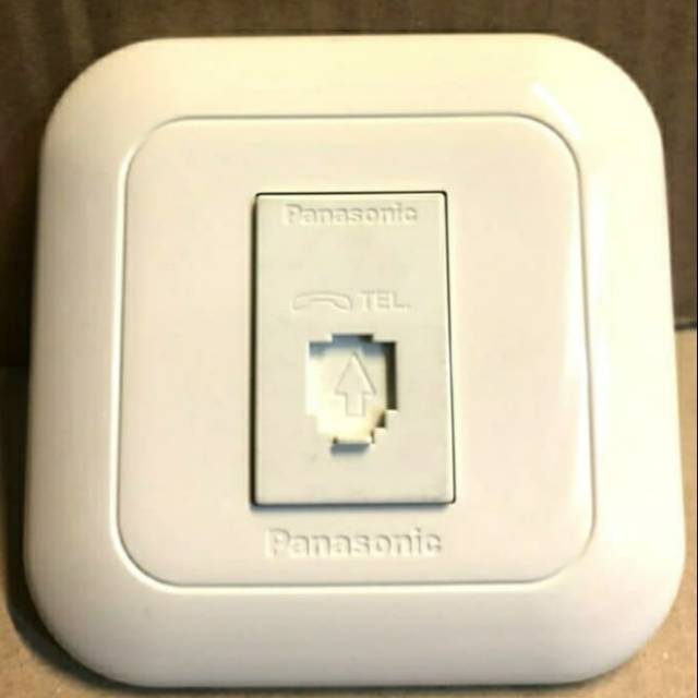 Jual OUTLET TELEPHONE PANASONIC RJ11( putih ) | Shopee Indonesia