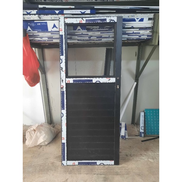 Jual PINTU ALUMUNIUM WARNA HITAM | Shopee Indonesia