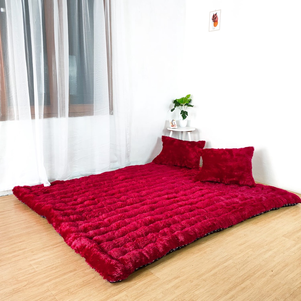 Jual Kasur Gender Rasfur 170 x 200 x 10 CM Plus 2 Bantal Kasur Lantai ...
