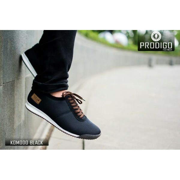 Jual sepatu prodigo komodo black | Shopee Indonesia