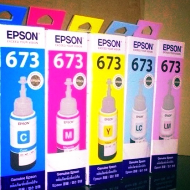 Jual TINTA EPSON 763 (M,C,Y,LC,LM) ORIGINAL | Shopee Indonesia