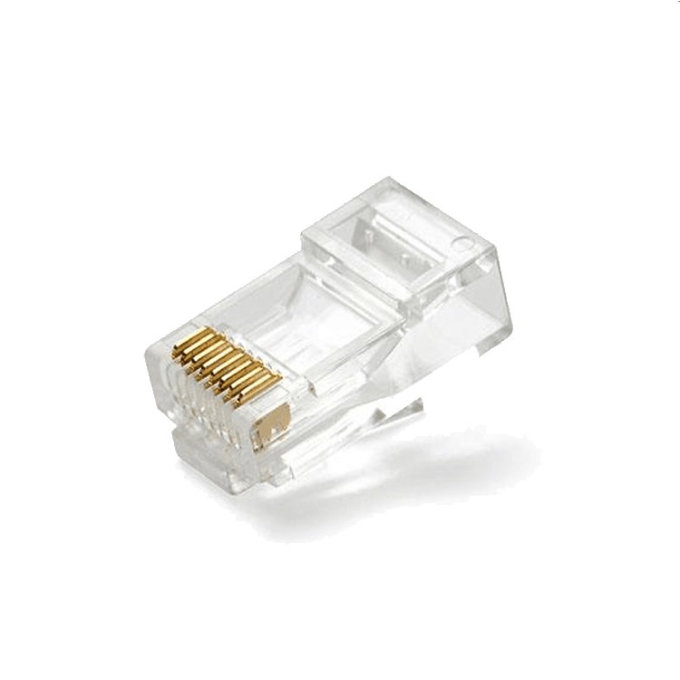 Jual RJ45 Connector Kabel Utp Cat 5e Rj45 Konektor Satuan | Shopee ...