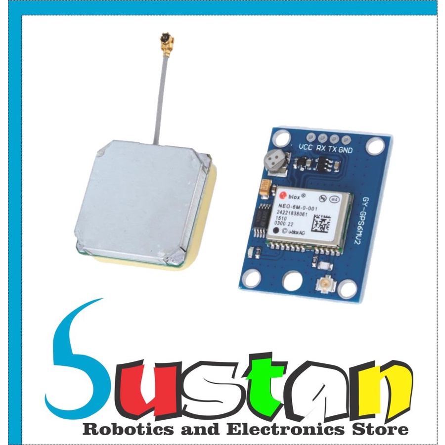 Jual GPS Module UBLOX NEO 6MV2 U-BLOX NEO-6M for Arduino, Raspberry ...