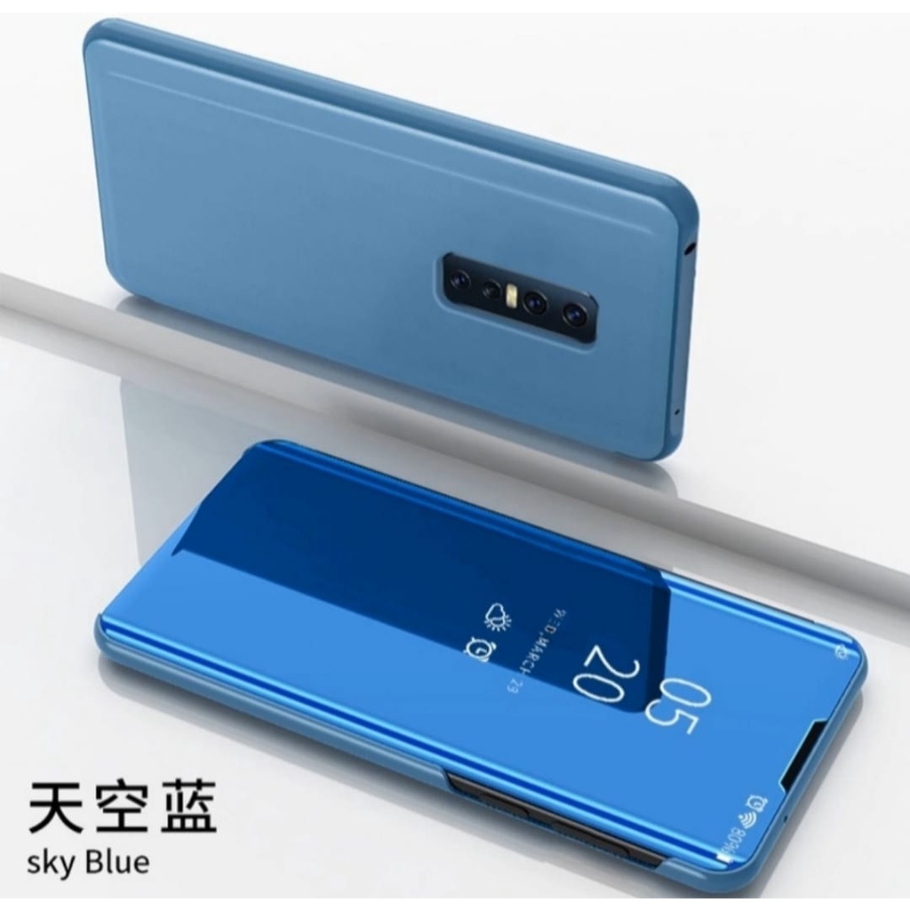 Cover Mirror Flip Case Oppo A9 2021 Jual OPPO A7 A12 A15 A15S A16 - Main Image
