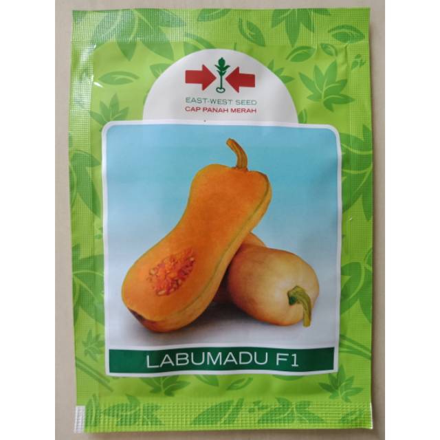 Jual Benih Labumadu F1 Isi 100 Btr Cap Panah Merah Bibit Labu Madu Butternut Squash Shopee 