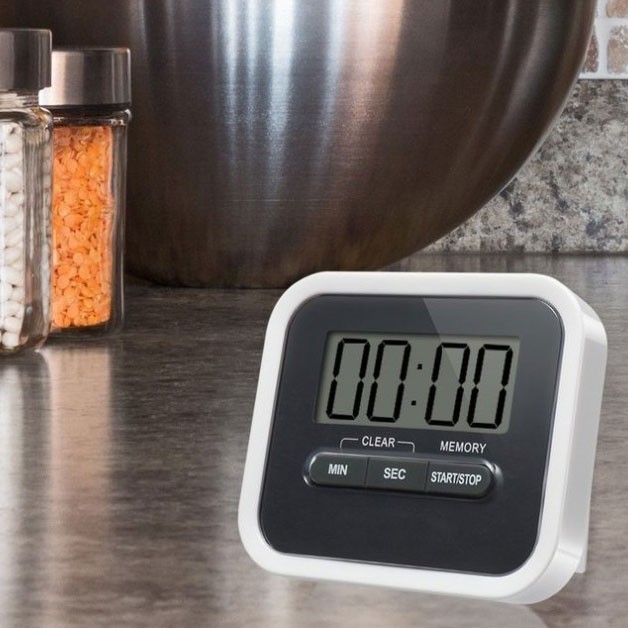 Jual Timer Mini Digital Dapur Countdown Timer - Black | Shopee Indonesia