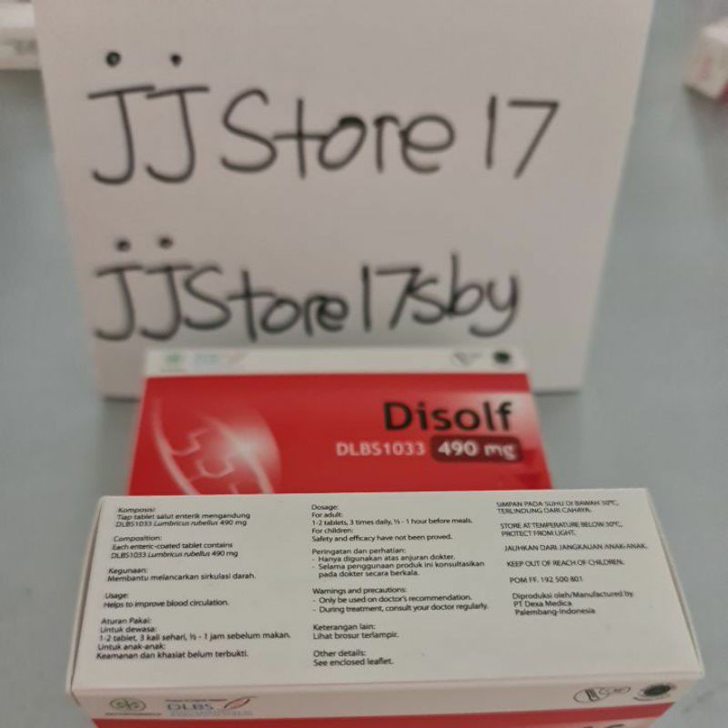 Jual disolf 490mg box isi 30 tablet | Shopee Indonesia