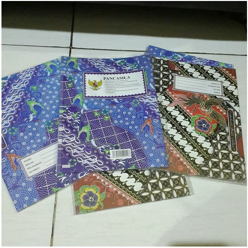 Jual Sampul Buku Motif Batik Isi 20 Lembar Shopee Indonesia