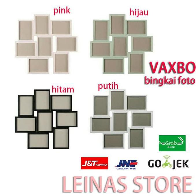 Jual VAXBO Bingkai Kolase untuk 8 Gambar / frame foto Hijau muda