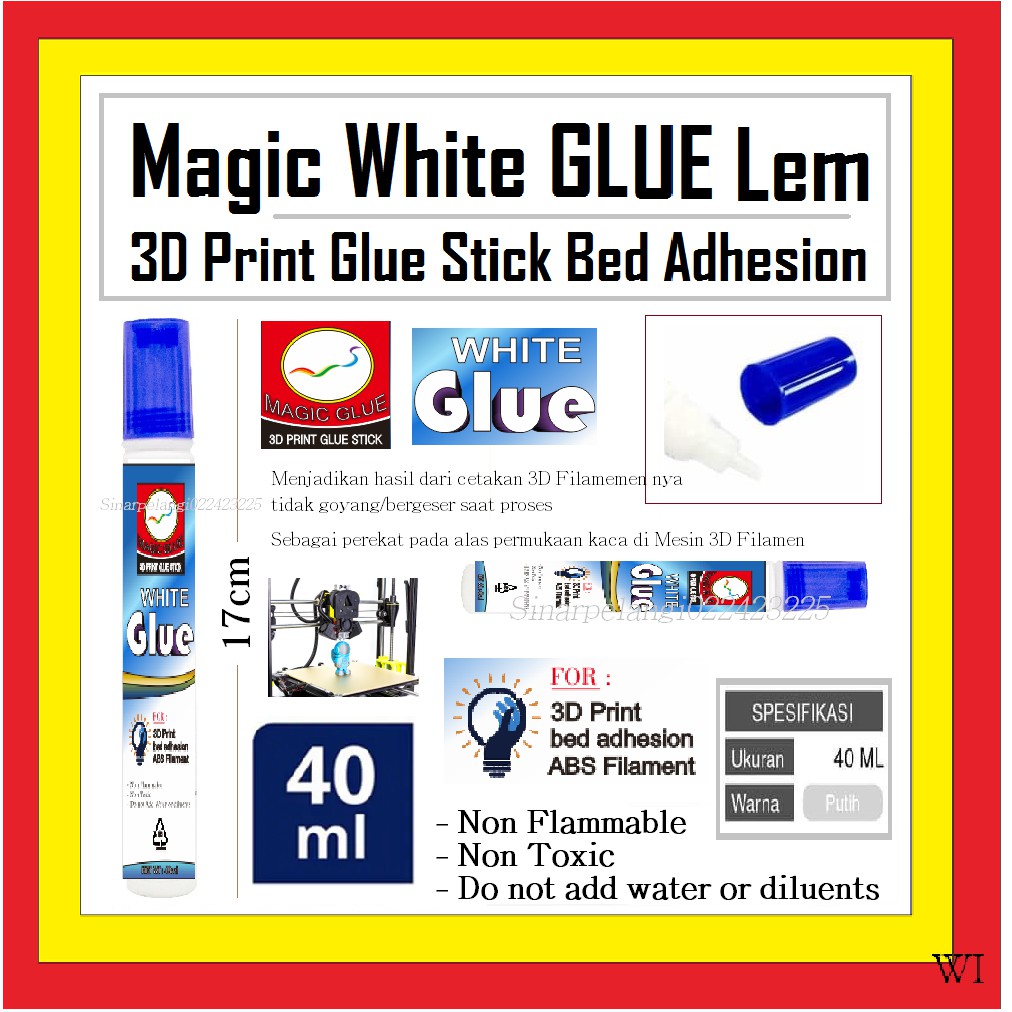 Jual LEM PEREKAT MAGIC GLUE 3D PRINT GLUE STICK BED ADHESION FILAMENT