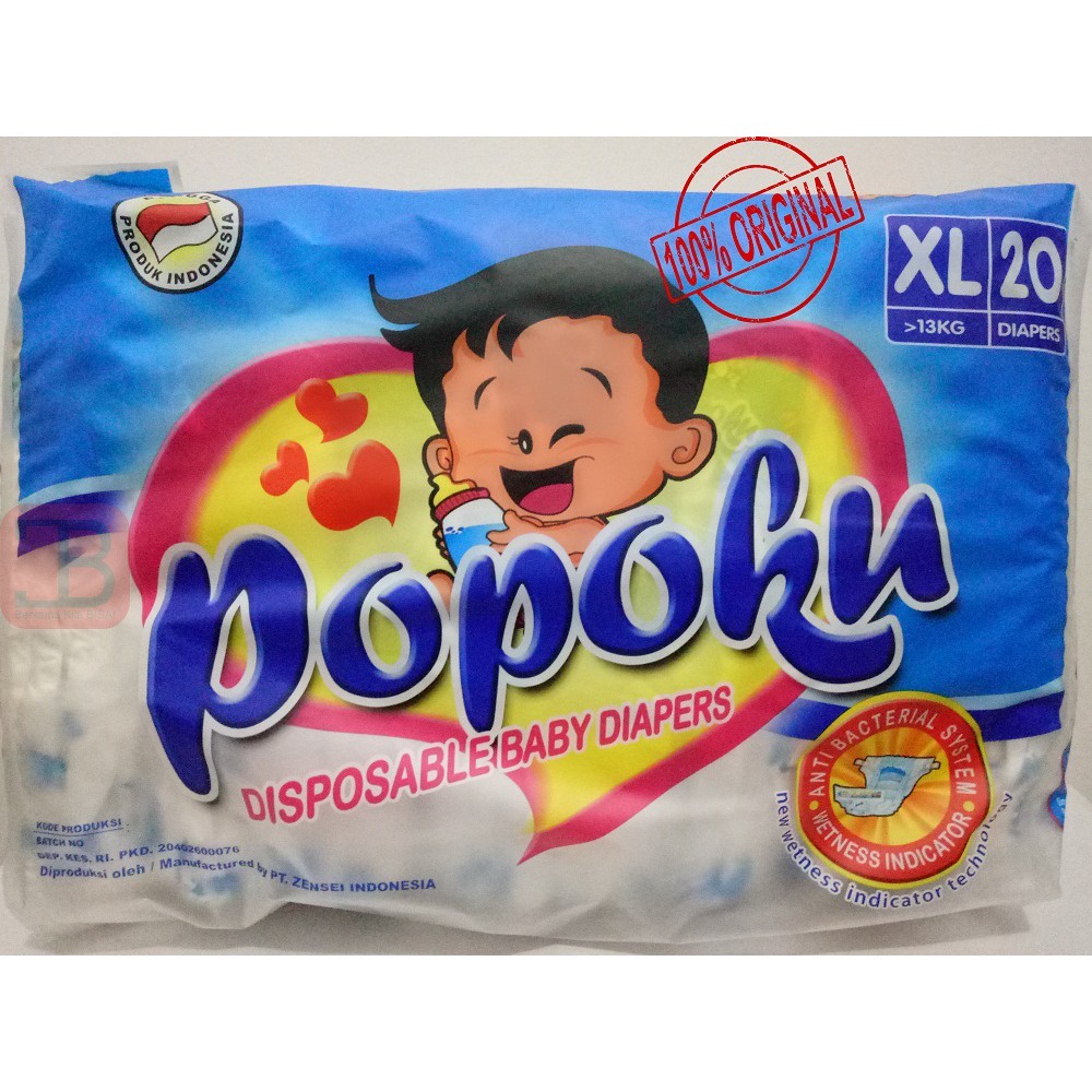 Jual POPOKU DIAPERS XL20 - perekat | Shopee Indonesia
