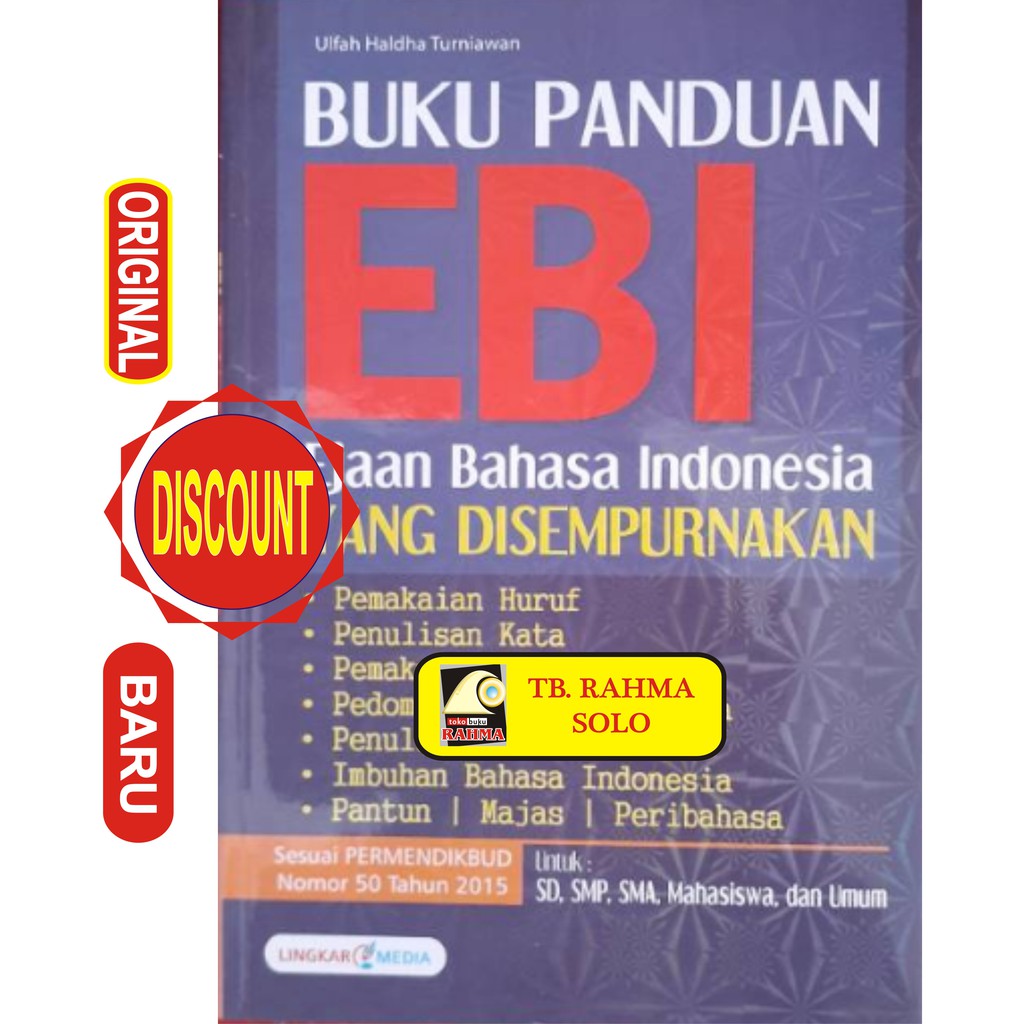 Jual Buku Panduan EBI Ejaan Bahasa Indonesia Yang Disempurnakan Hendy ...