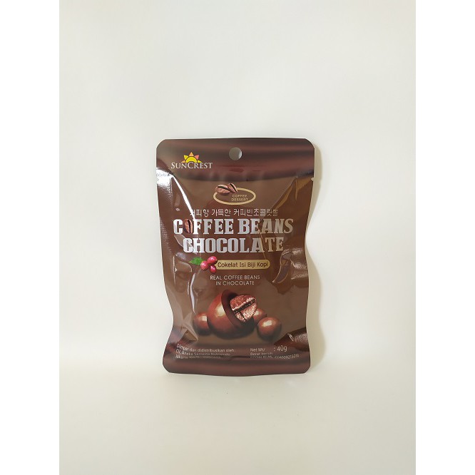 Jual Suncrest Coffee Beans Chocolate 40g | Cemilan Kopi Dibalut Coklat ...