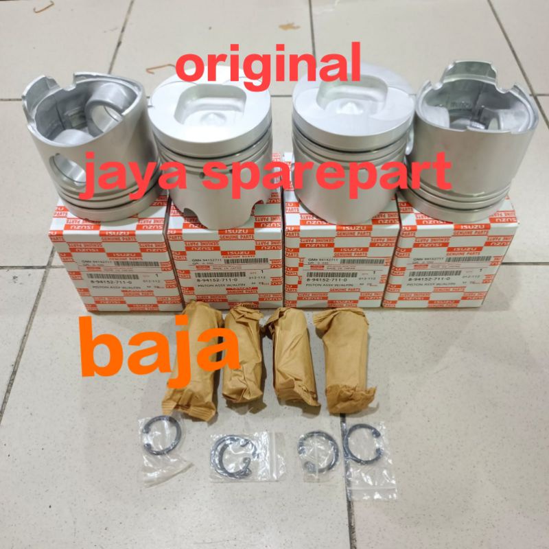 Jual Piston Assy Set Piston Seher Isuzu Nhr Jb Ps Baja Shopee Indonesia