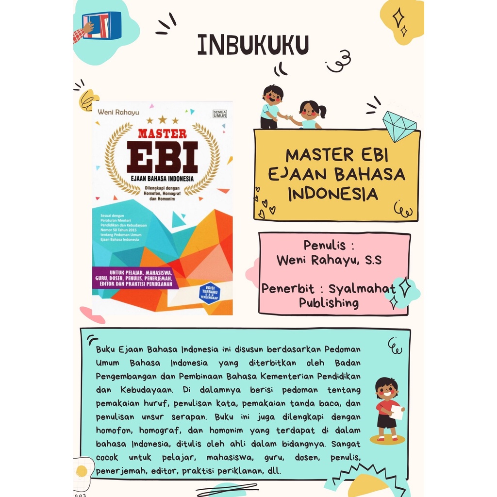 Jual BUKU PUEBI EYD MASTER EBI EJAAN BAHASA INDONESIA | Shopee Indonesia