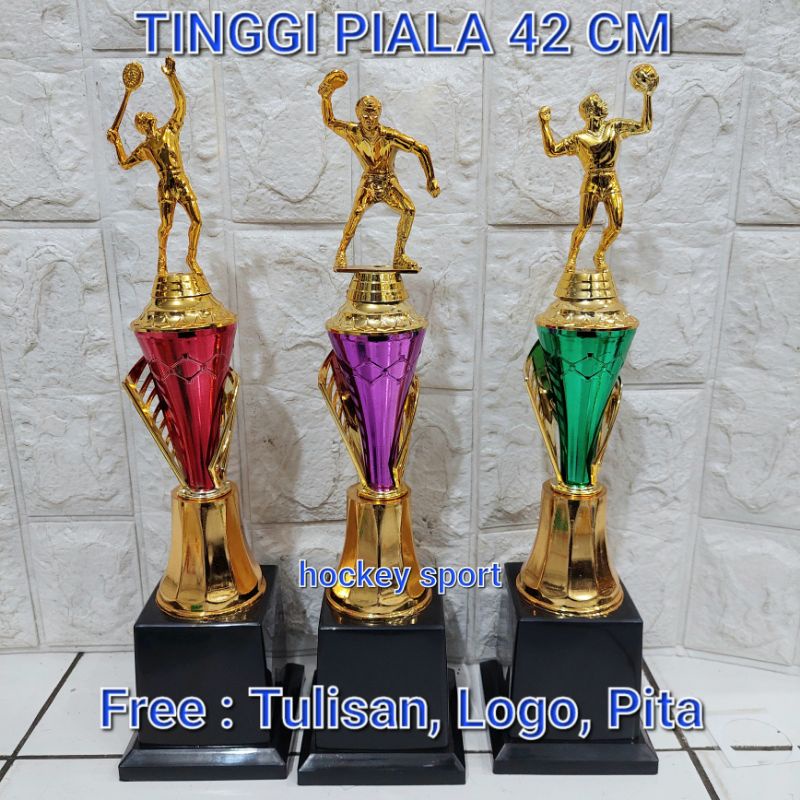 Jual Trophy Piala Badminton Voli Tenis Meja Isi Pcs B Shopee Indonesia