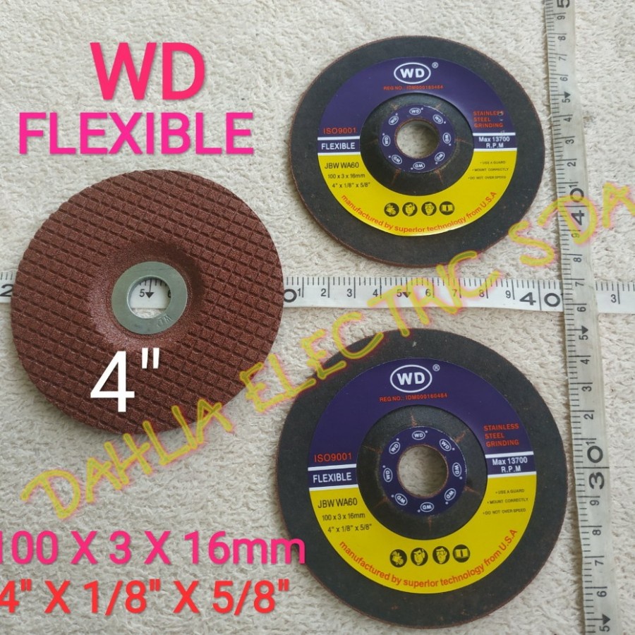 Jual BATU GERINDA FLEXIBLE WD 4 INCH | Shopee Indonesia