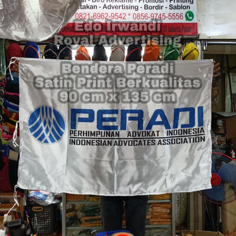 Jual Bendera PERADI Bendera Logo PERADI Bendera PERADI Logo Terbaru ...