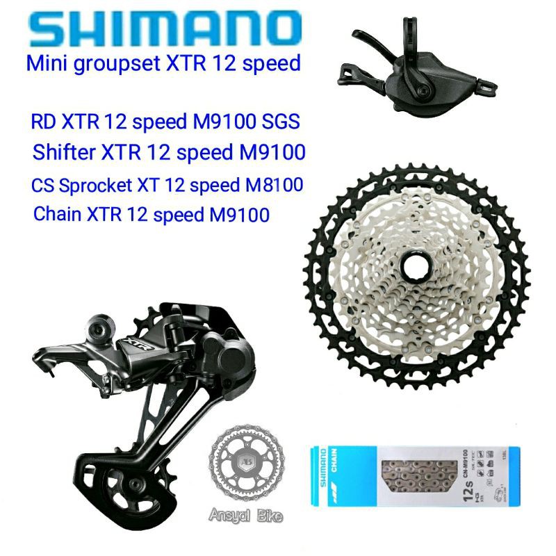 Mini cheap groupset xt